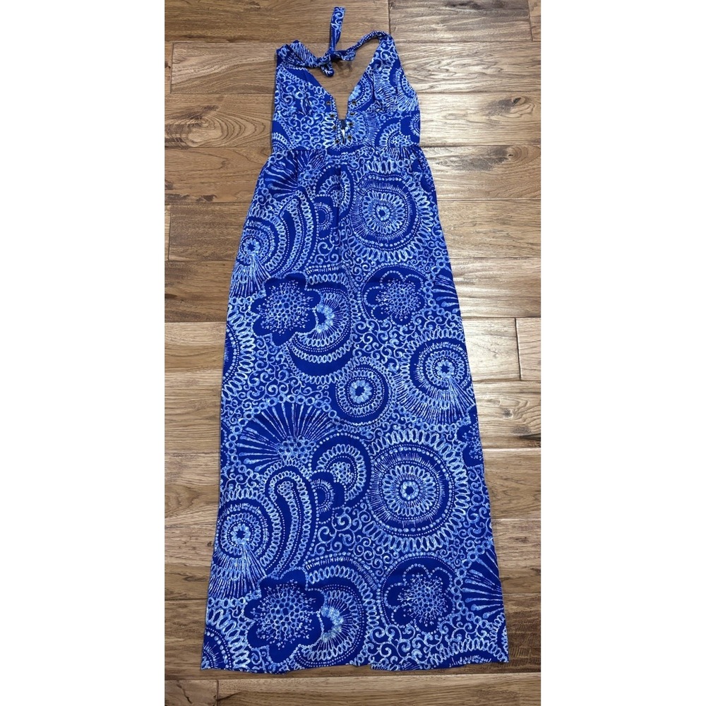 Vintage Dress by 70's‎ High Tide California Sz 9/10 Blue